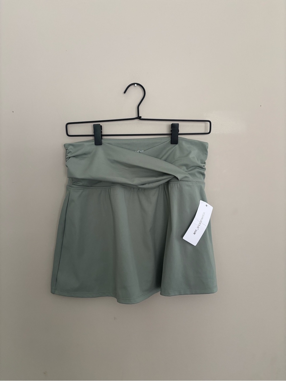 Yogalicious Lux Crosstown Skort in Sage Green Tennis